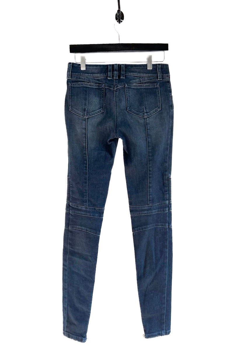 Blue sales biker jeans