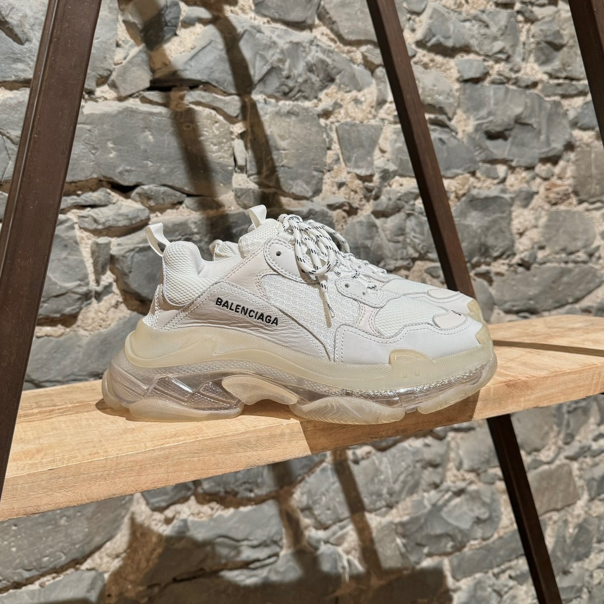 Balenciaga triple s white on sale