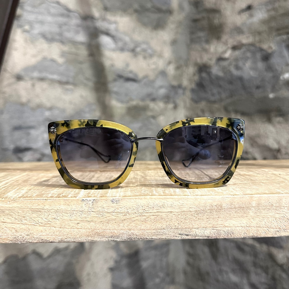 Chrome Hearts Betty Lou II Yellow Sunglasses – Boutique LUC.S