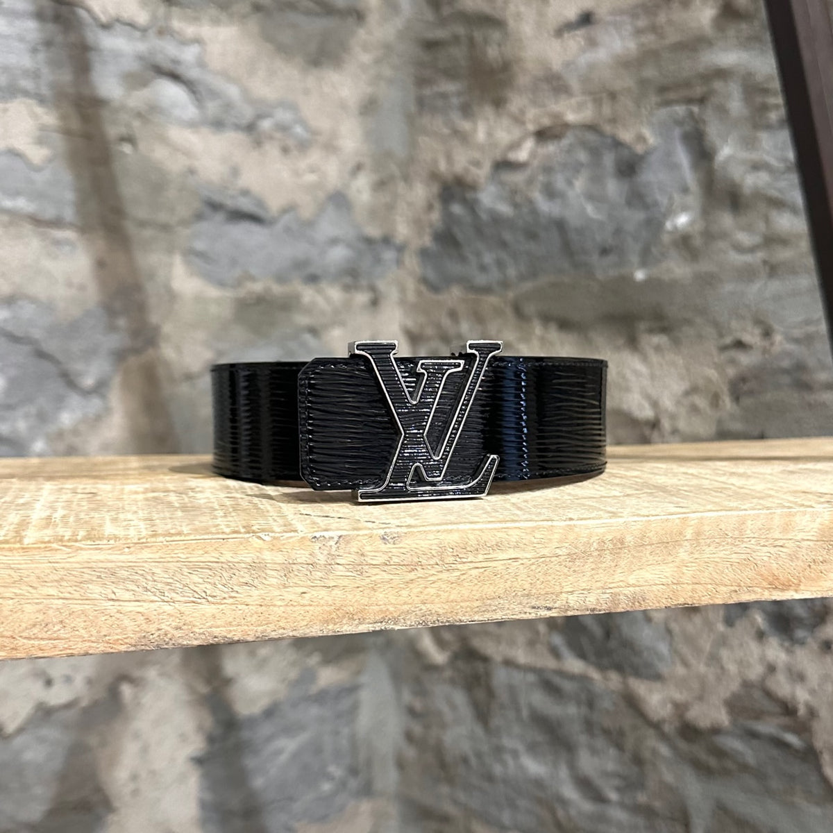 Louis Vuitton Black Electric Epi Leather LV Initiales Reversible