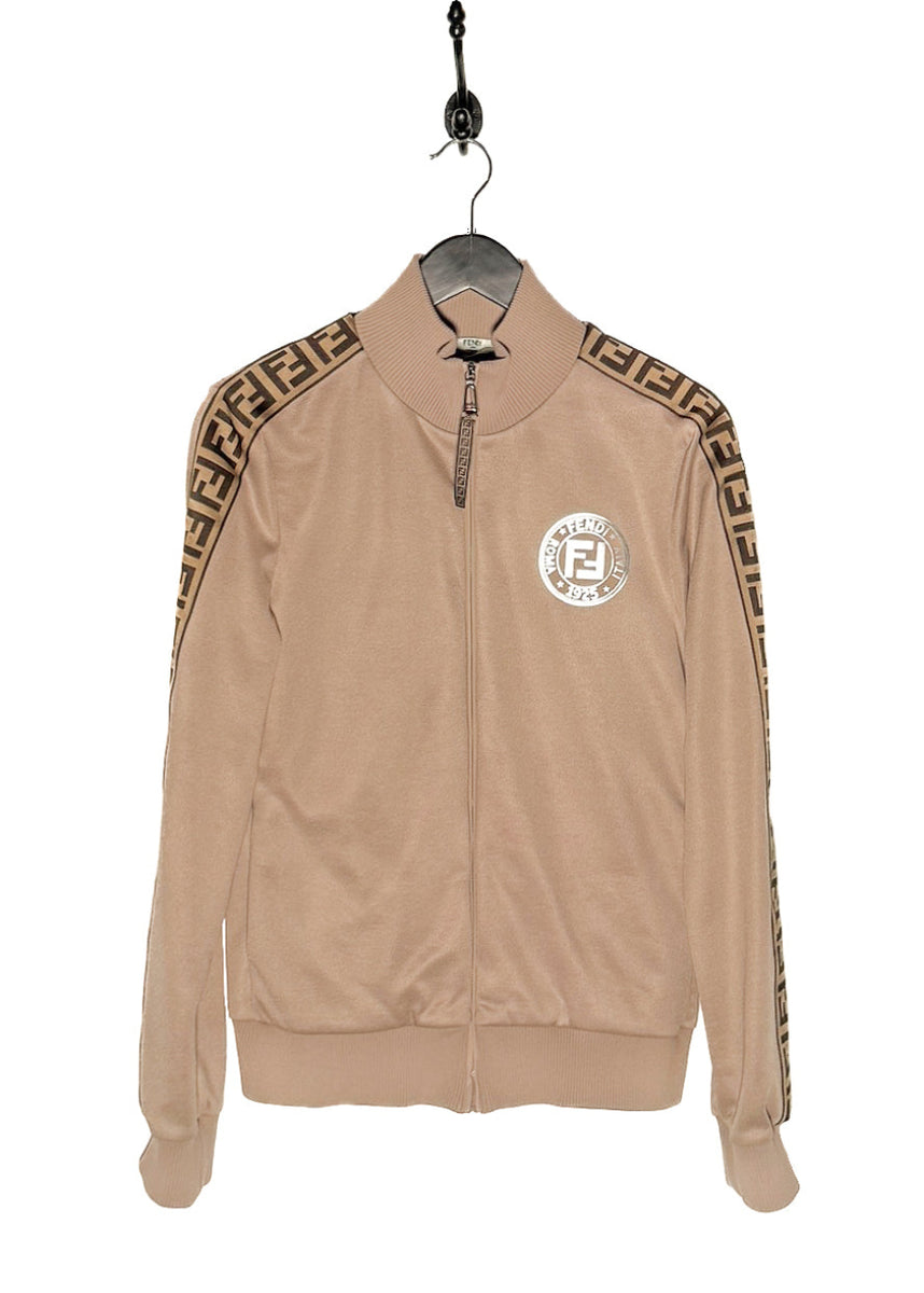 Fendi Beige Forever Fendi Zucca Sleeves Track Jacket – Boutique LUC.S