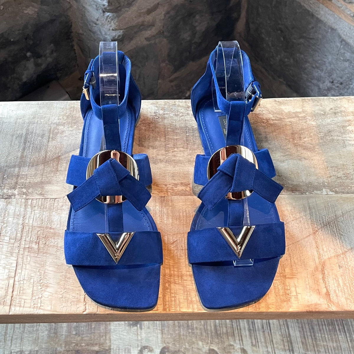Louis Vuitton Blue Sandals