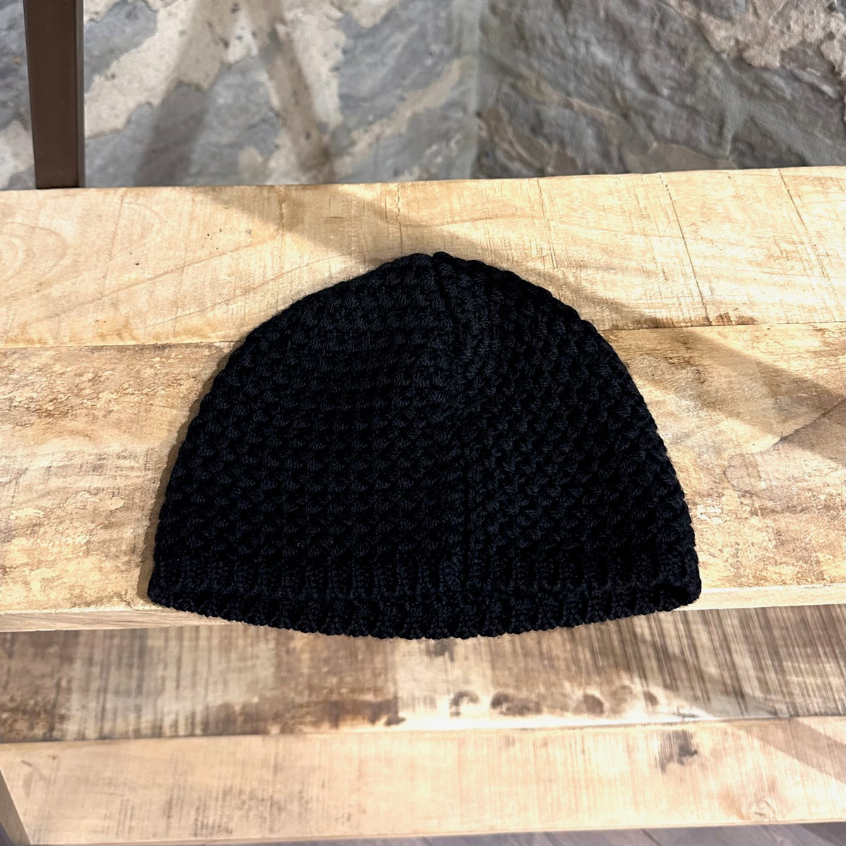 Lanvin Black Knit Wool Beanie – Boutique LUC.S