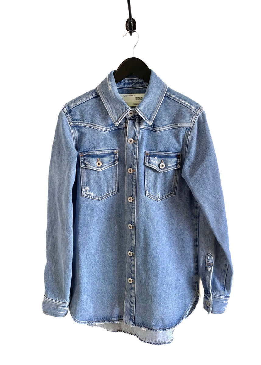 Denim shirt clearance womens cheap