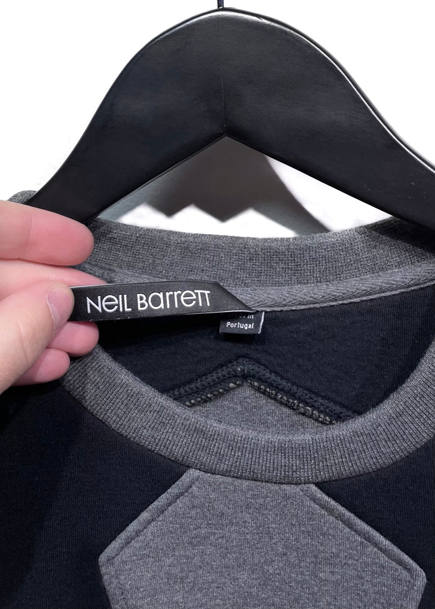 Neil barrett sales neoprene sweatshirt