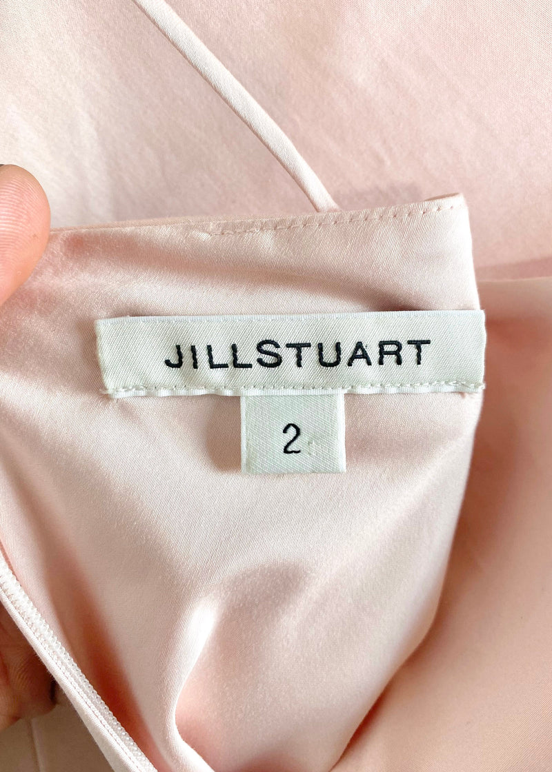 Robe longue rose pâle Jill Stuart