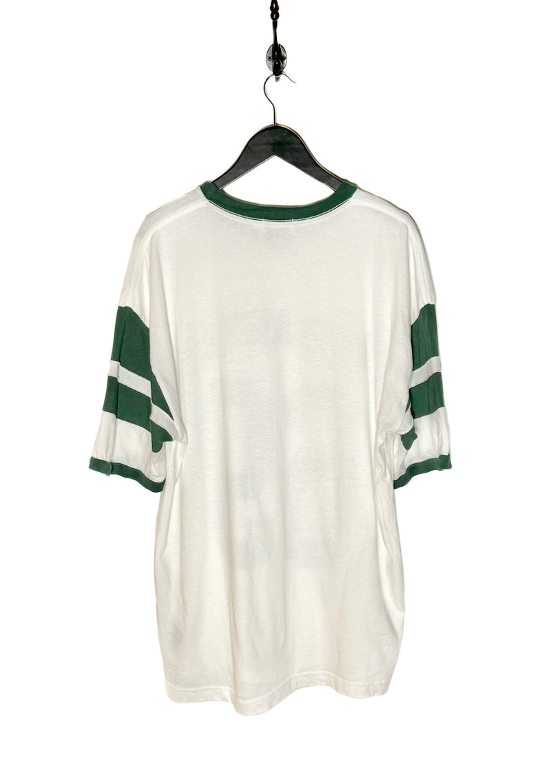 Rhude Ivory Green 69 Logo Ringer T-shirt