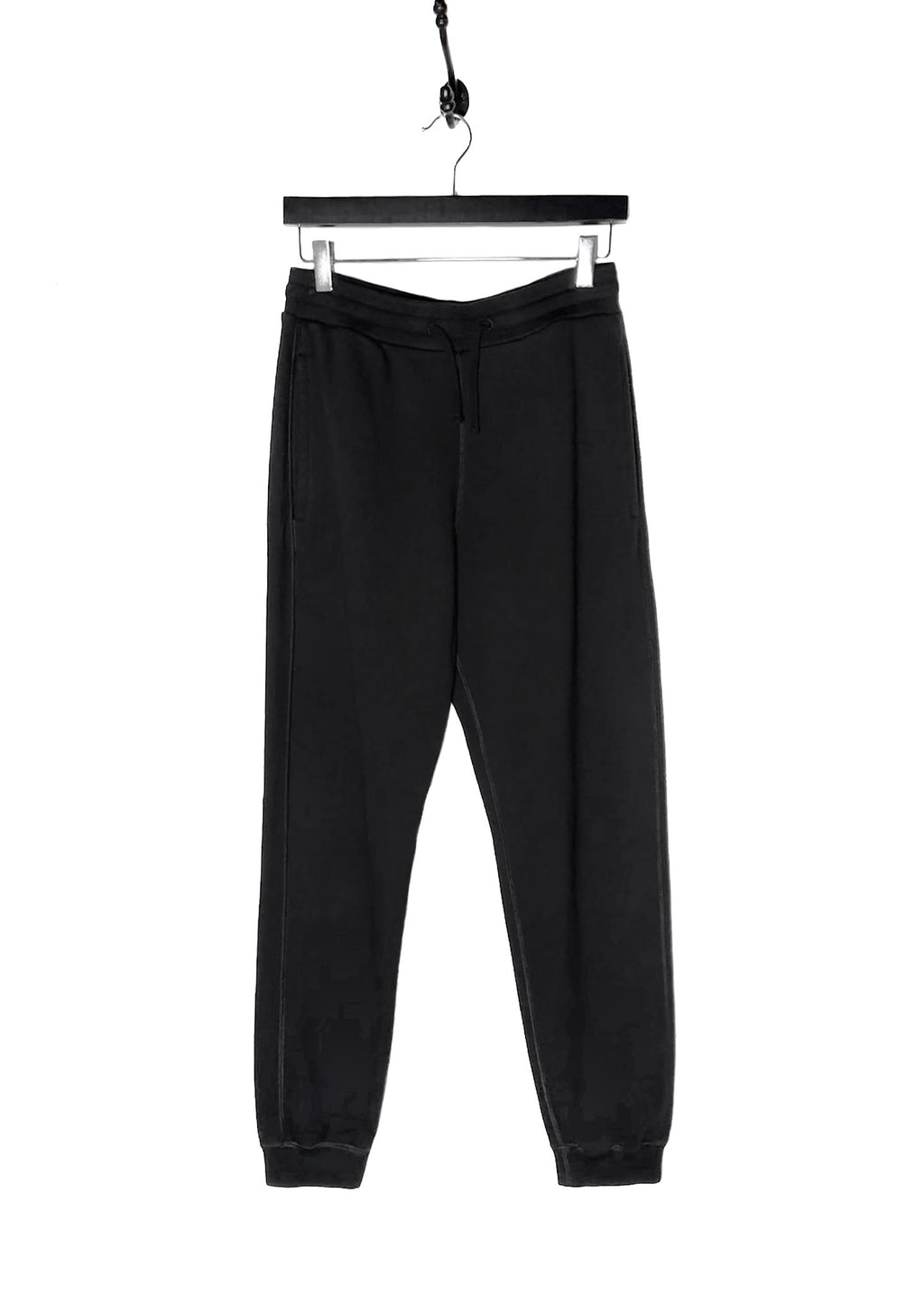 The Row Black Desya Organic Cotton Sweatpants