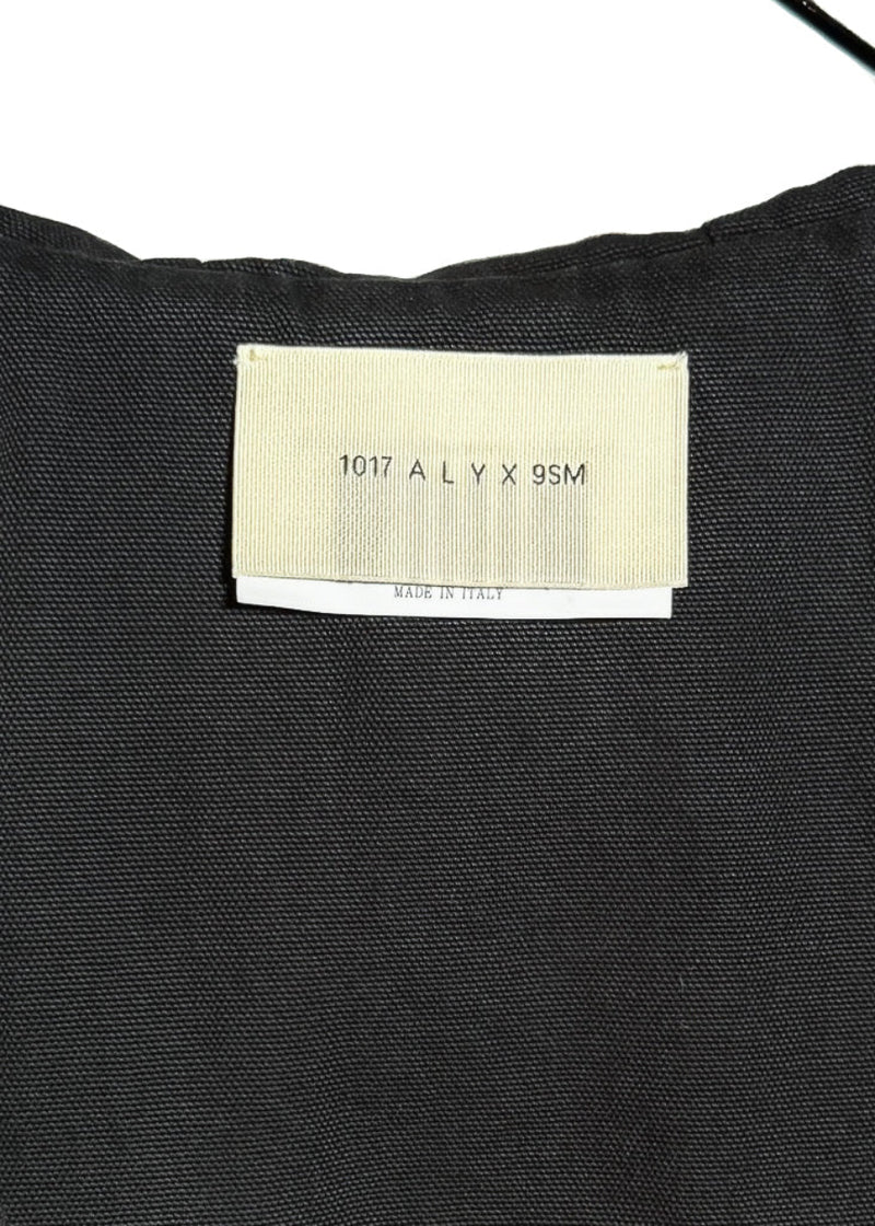 Brand label of 1017 ALYX 9SM Black Skate Hooded Jacket