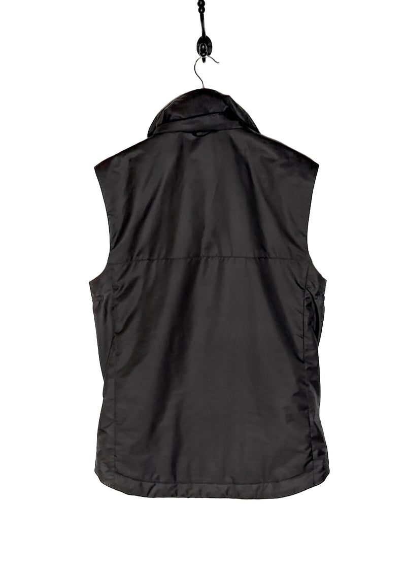 Burberry Black Nylon Car Coat With Detachable Warmer Gilet