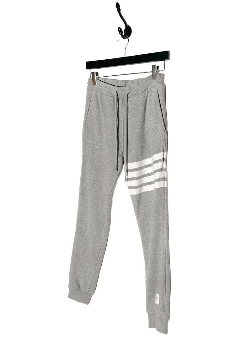 Thom Browne Grey Classic Loopback 4-bar Sweatpants