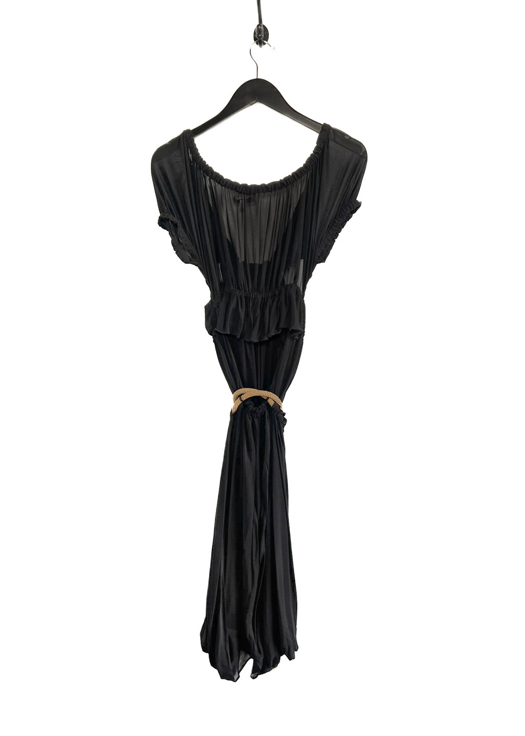 Yves Saint-Laurent Black Rope Dress