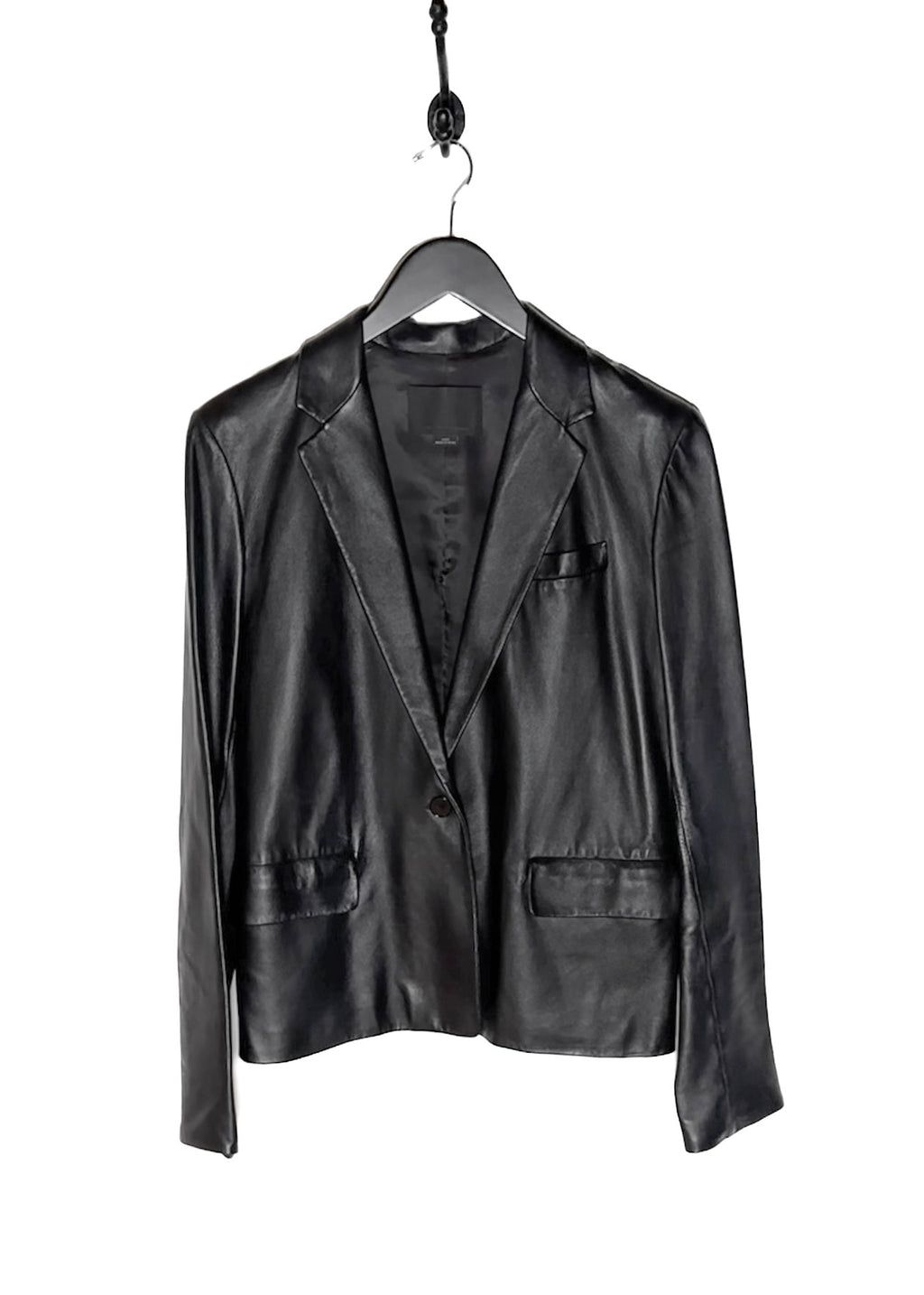 Alexander Wang Black Leather Blazer