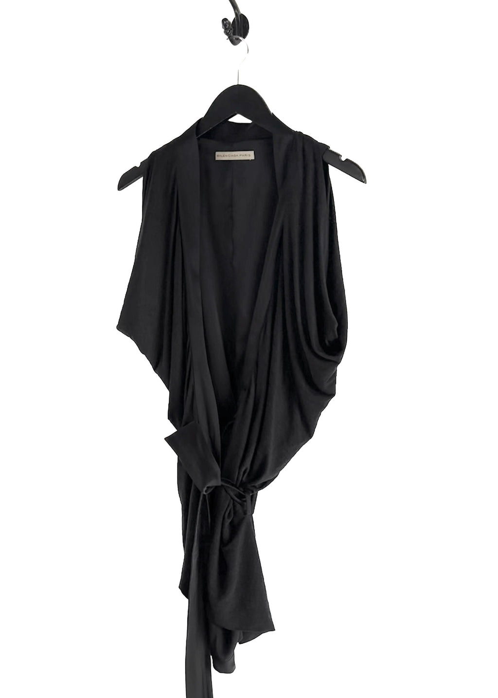 Balenciaga Black Wrap Over Top