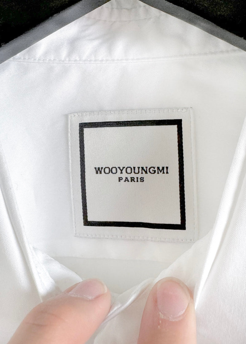 Chemise boutonnée blanche Wooyoungmi