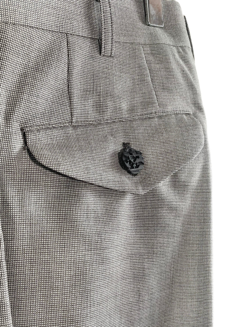 Comme Des Garçons Homme Plus Grey Wool Trousers