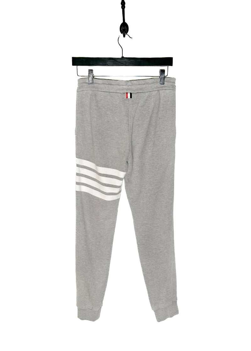 Thom Browne Grey Classic Loopback 4-bar Sweatpants