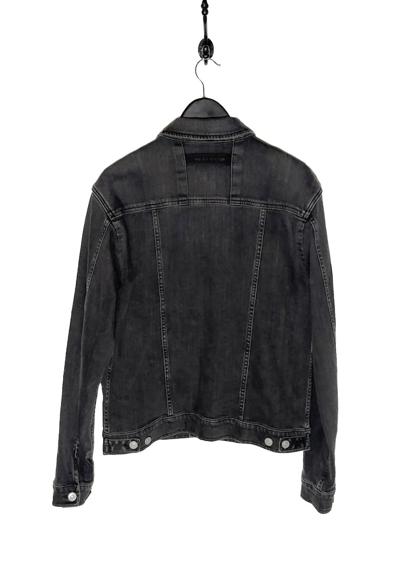 1017 ALYX 9SM Metal Logo Black Denim Jacket