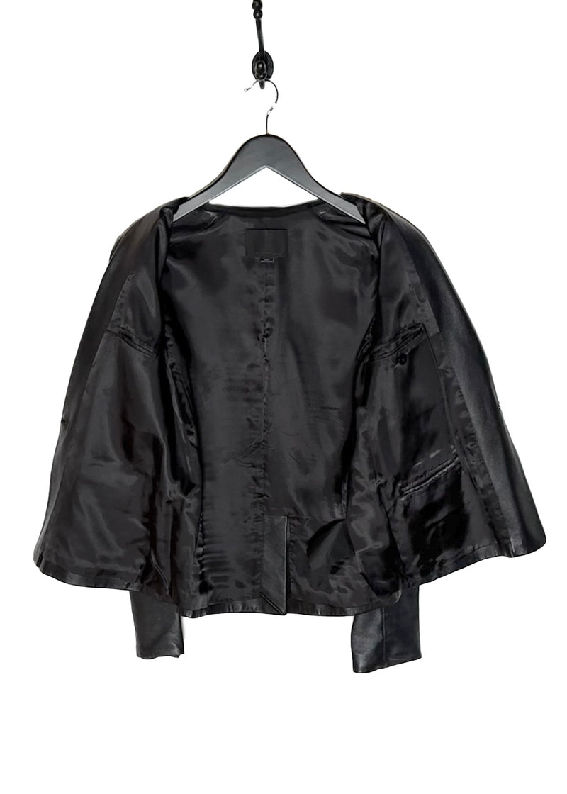 Blazer en cuir noir Alexander Wang