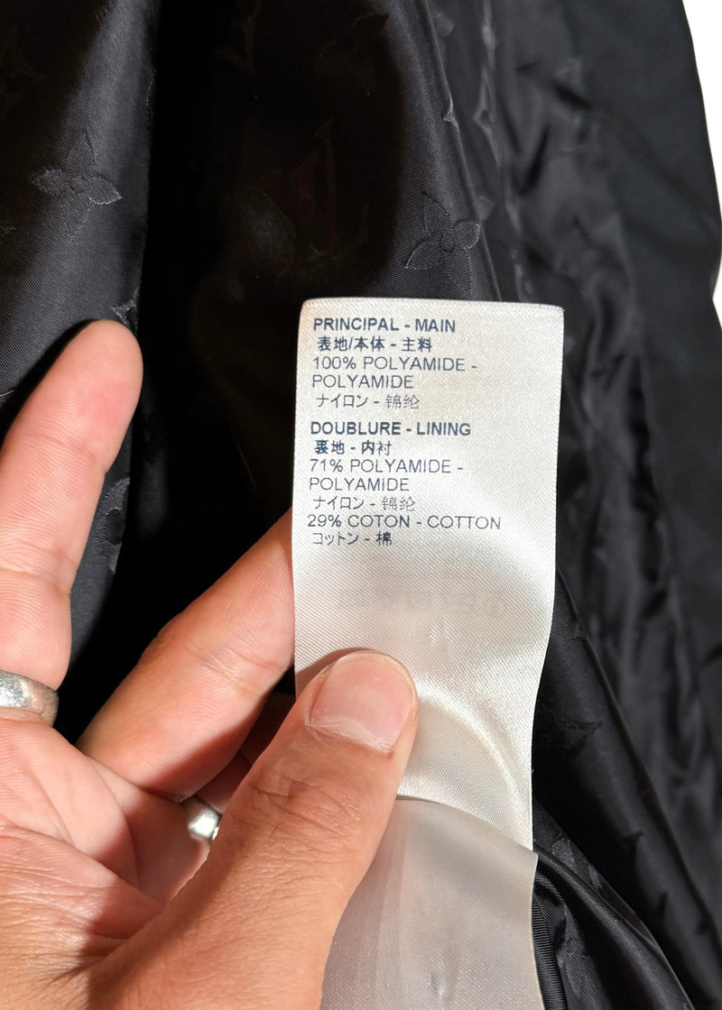 Louis Vuitton 2020 Black Nylon Pocket Windbreaker Jacket