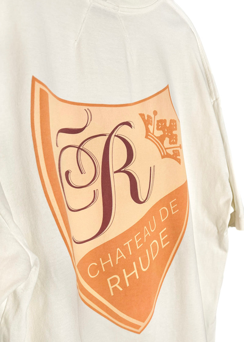 Rhude "Château de Rhude" Print Ivory T-shirt