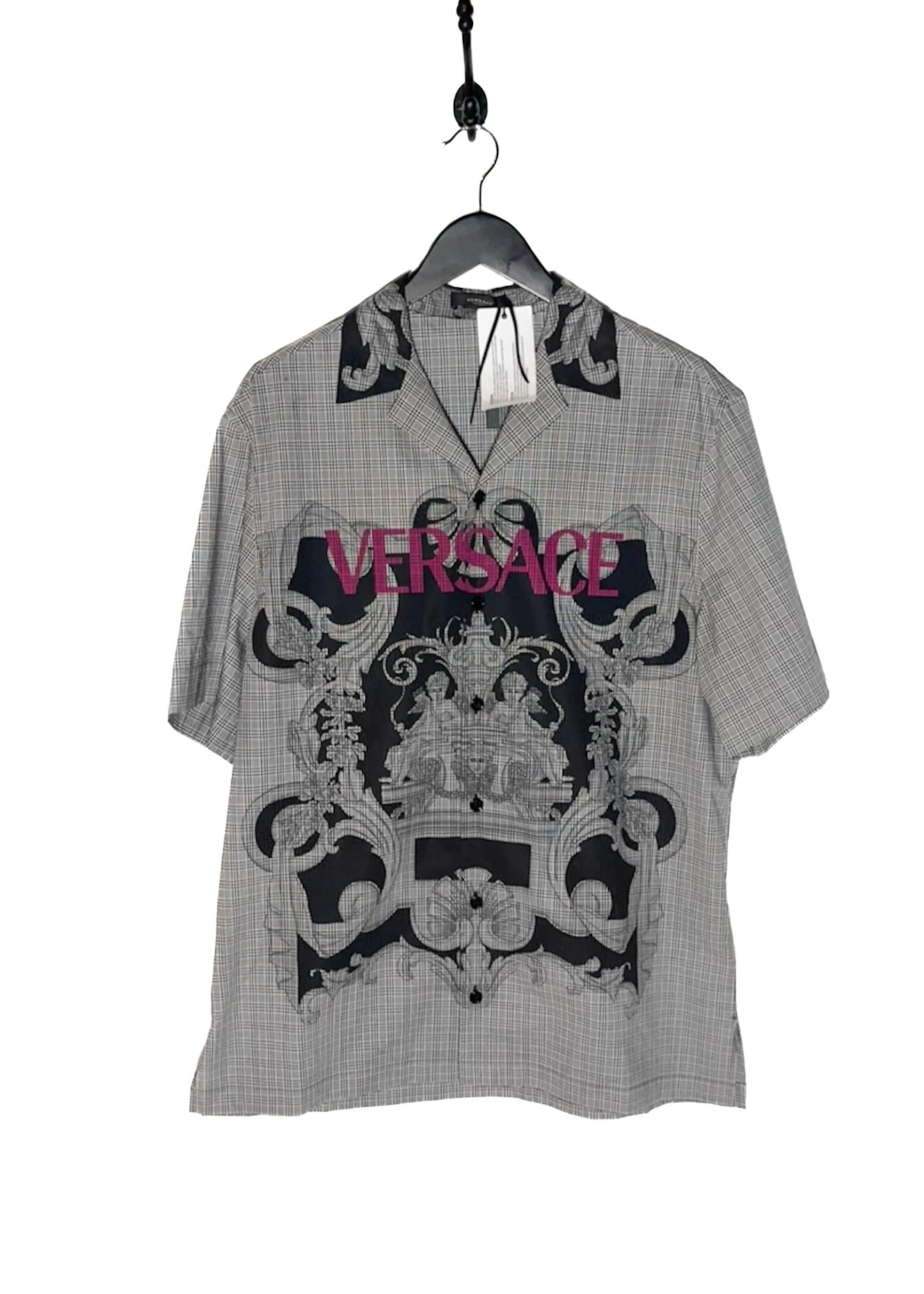 versace t shirt grey