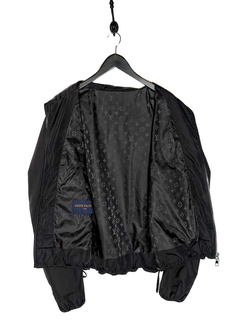 Louis Vuitton 2020 Black Nylon Pocket Windbreaker Jacket