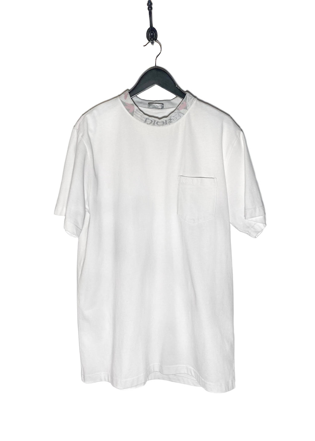 T-shirt blanc avec logo à col Dior X Duncan Grant & Charleston 2023