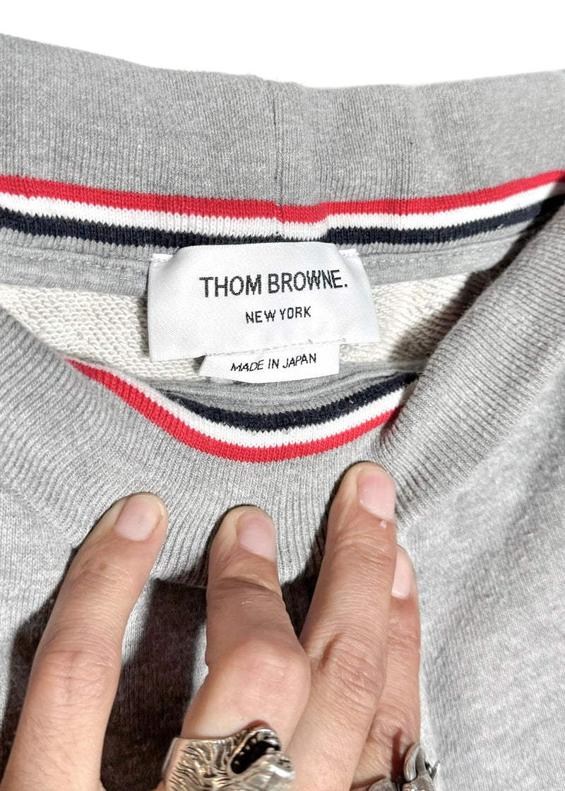 Thom Browne Grey Classic Loopback 4-bar Sweatpants