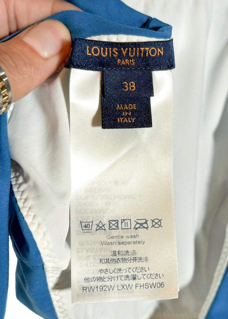 Louis Vuitton Blue Swimwear Halter Top