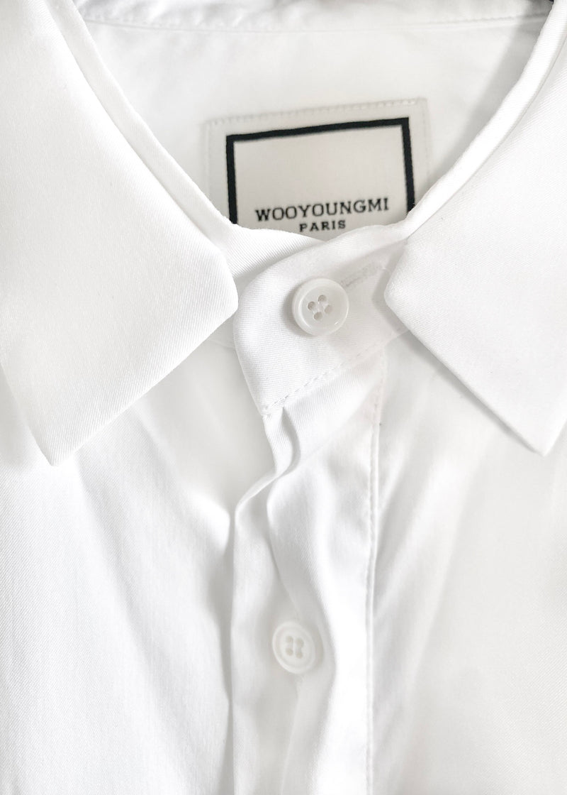 Chemise boutonnée blanche Wooyoungmi