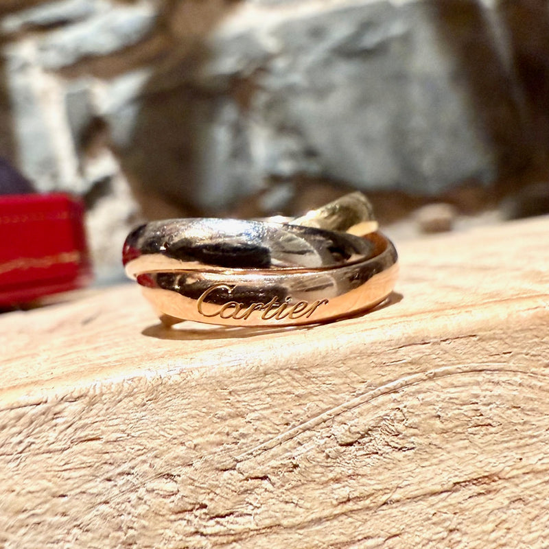 Cartier Classic Trinity Tricolor 18k Gold Ring