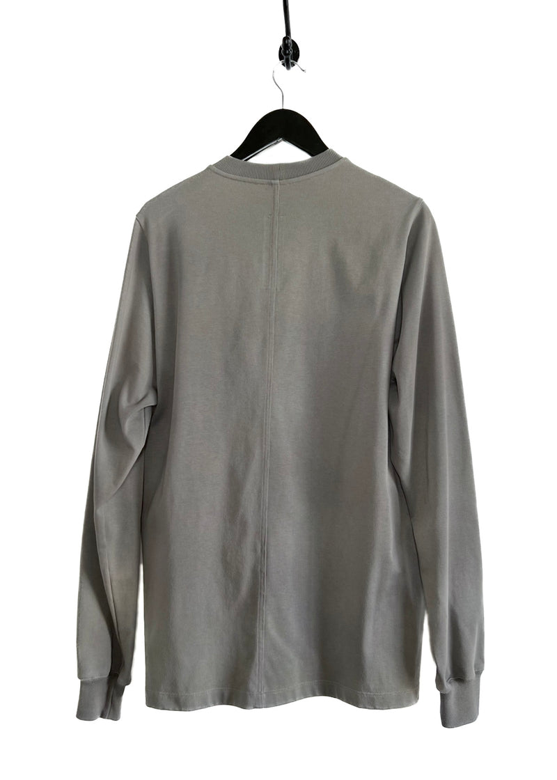Rick Owens SS21 Phlegethon Dust Grey Long Sleeves T-shirt