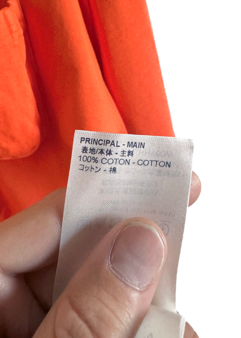 T-shirt orange Louis Vuitton 2019 avec poche 3D
