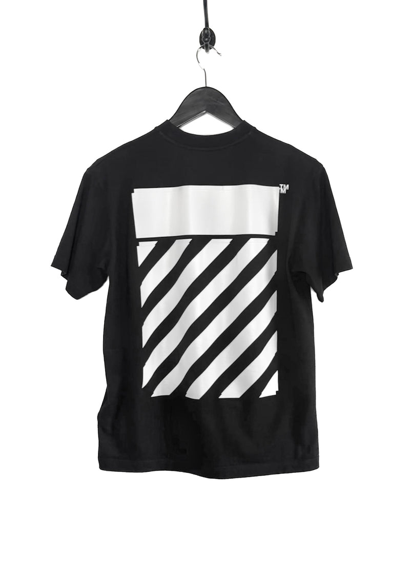 Off-White Black Diagonal Logo T-shirt