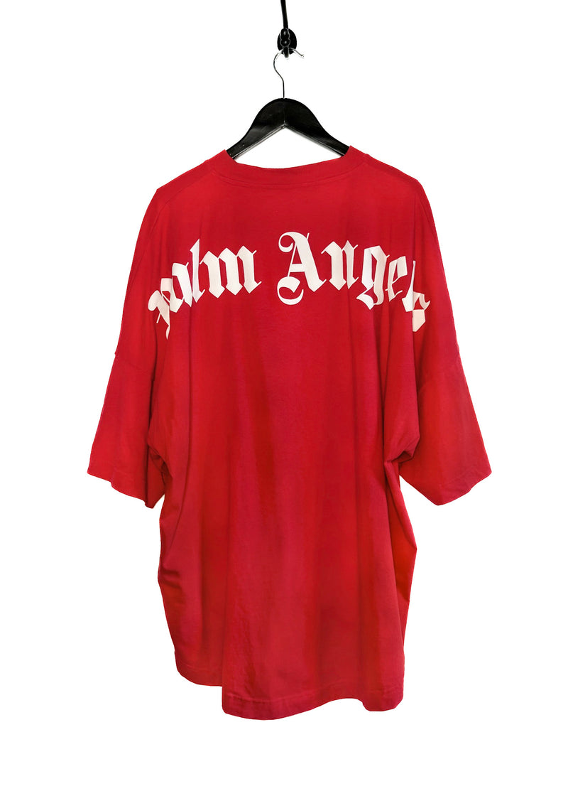 Palm Angels Red White Logo T-shirt