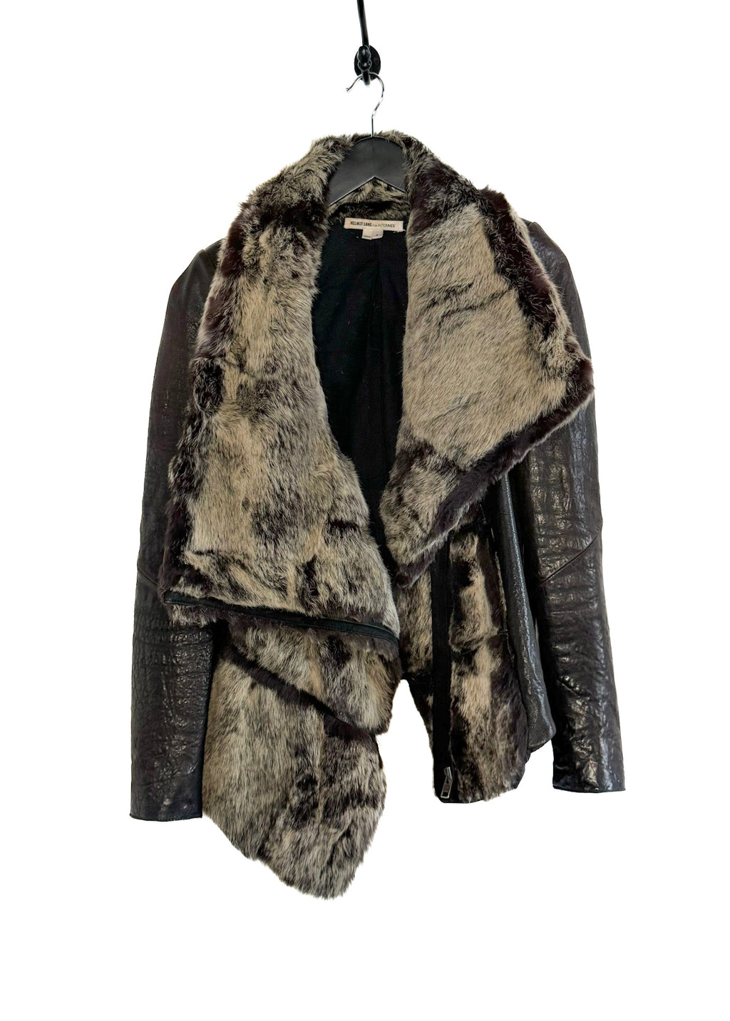 Helmut Lang X Intermix Flux Fur Leather Combo Jacket
