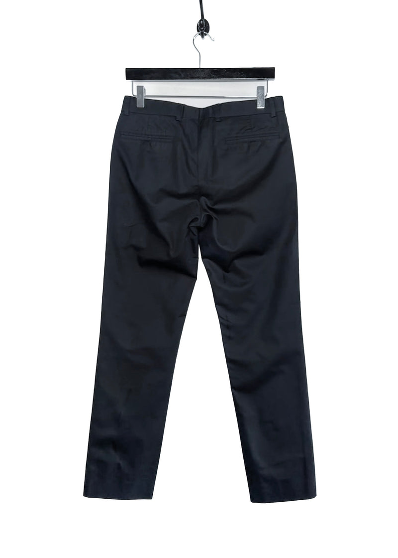 Pantalon chino bleu marine Dior Homme avec poches et accents
