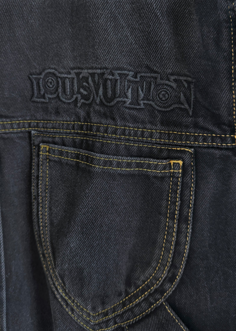 Louis Vuitton Black Workwear Denim Shirt