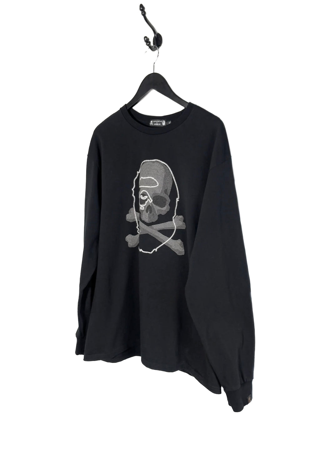 Bape Mastermind Ape Embroidered Skull Long Sleeves T-shirt