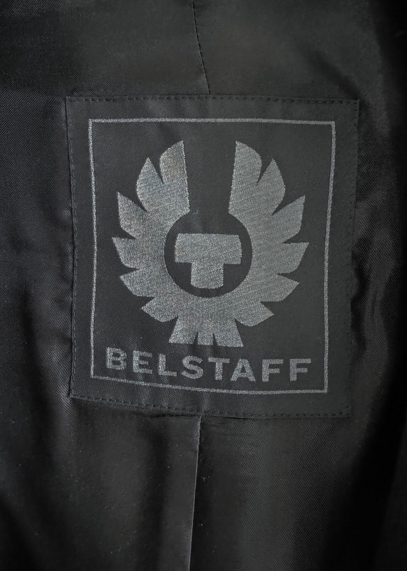 Belstaff Black Wool Utility Coat