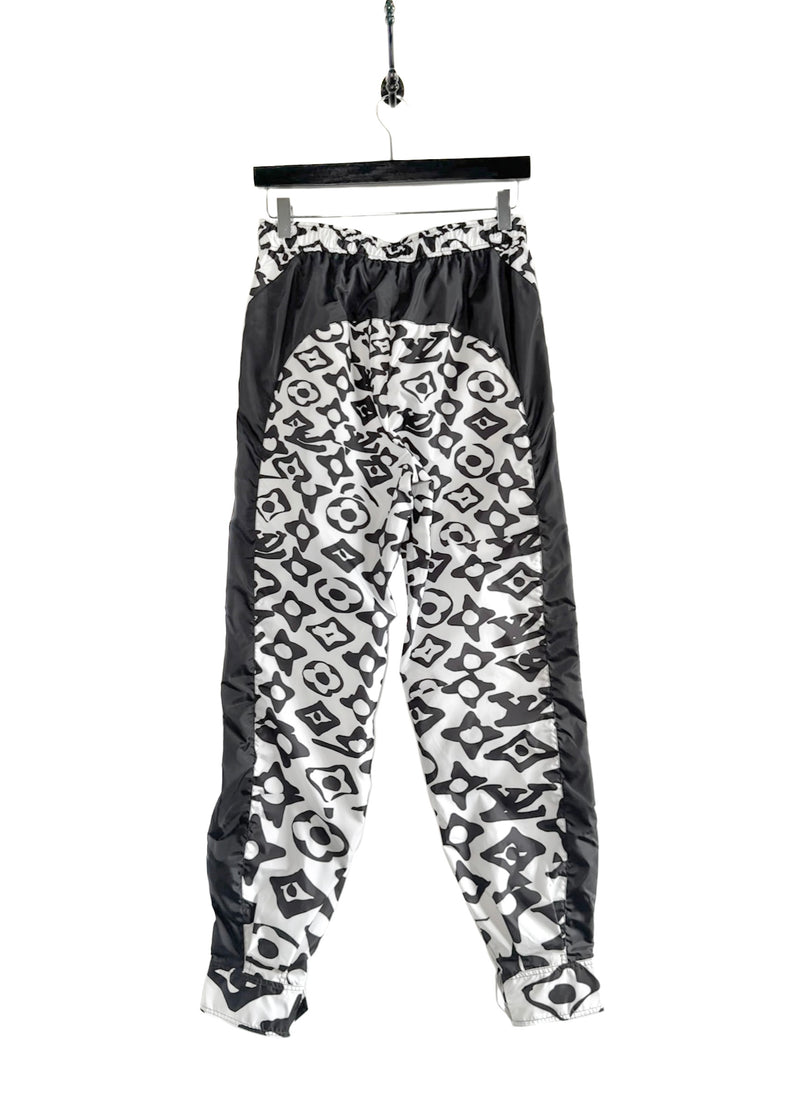 Louis Vuitton x URS FISCHER 2021 Black White Printed Cuffed Jogging Pants