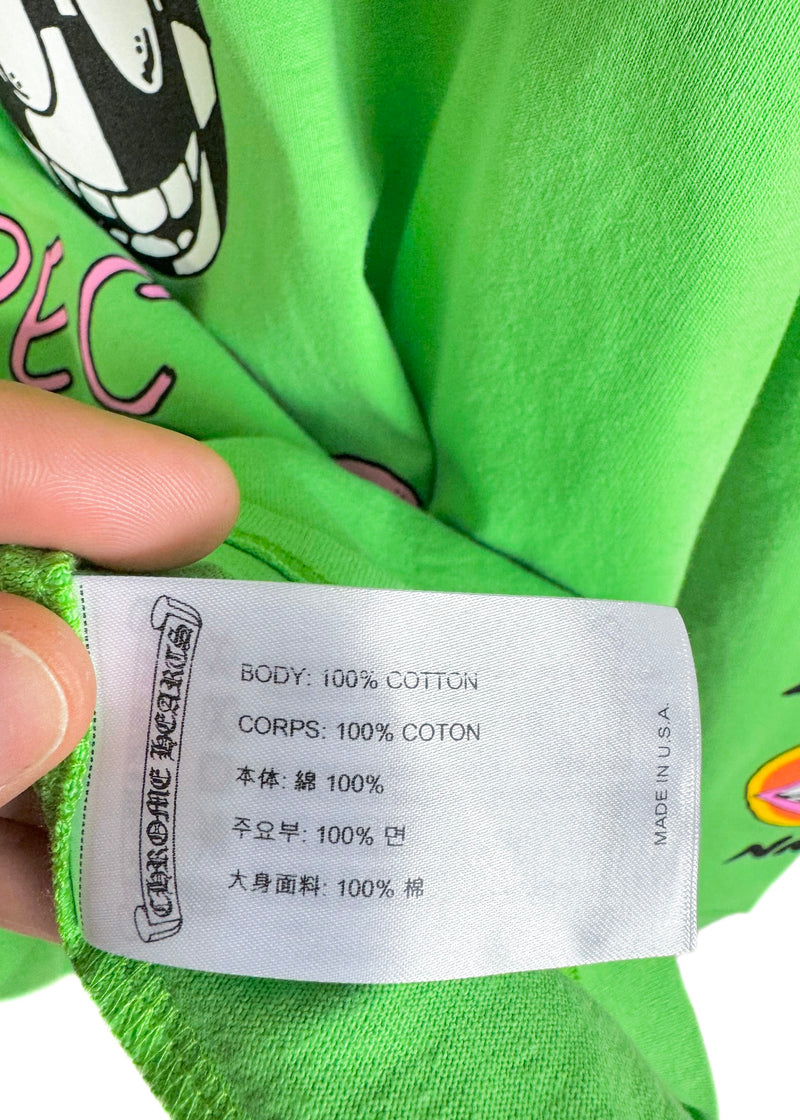 Chrome Hearts Matty Boy Sex Records Neon Green Long Sleeves T-shirt