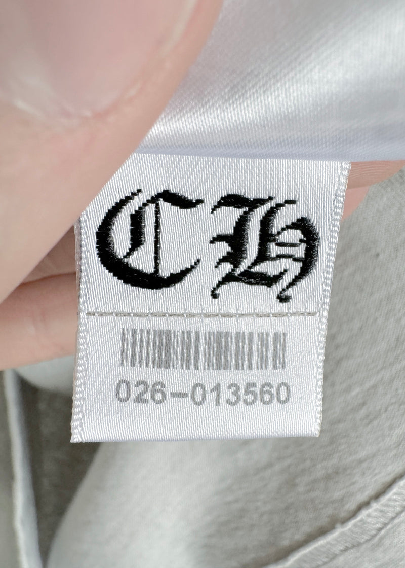 Chrome Hearts Matty Boy Suggest Star Print Grey Long Sleeves T-shirt