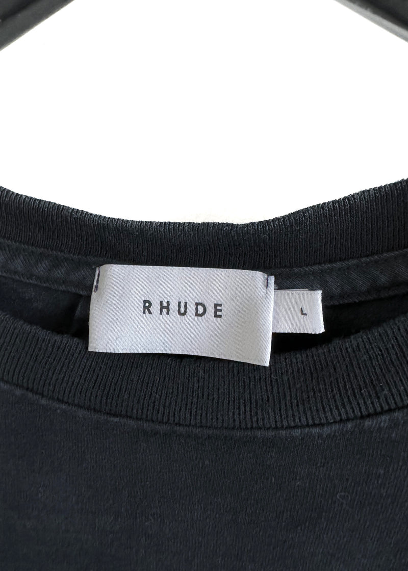 T-shirt surdimensionné avec logo noir Rhude St. Barths
