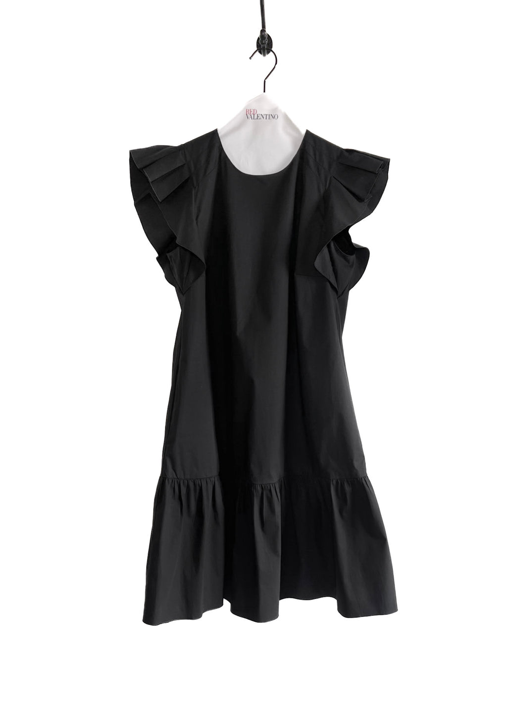 Louis Vuitton Black Wool A-Line Petal Embroidered Dress – Boutique LUC.S