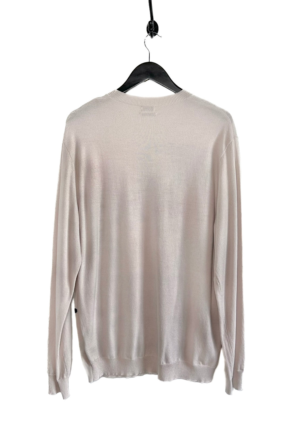 Paul Smith "Independent Mind" Intersia Beige Knit Sweater