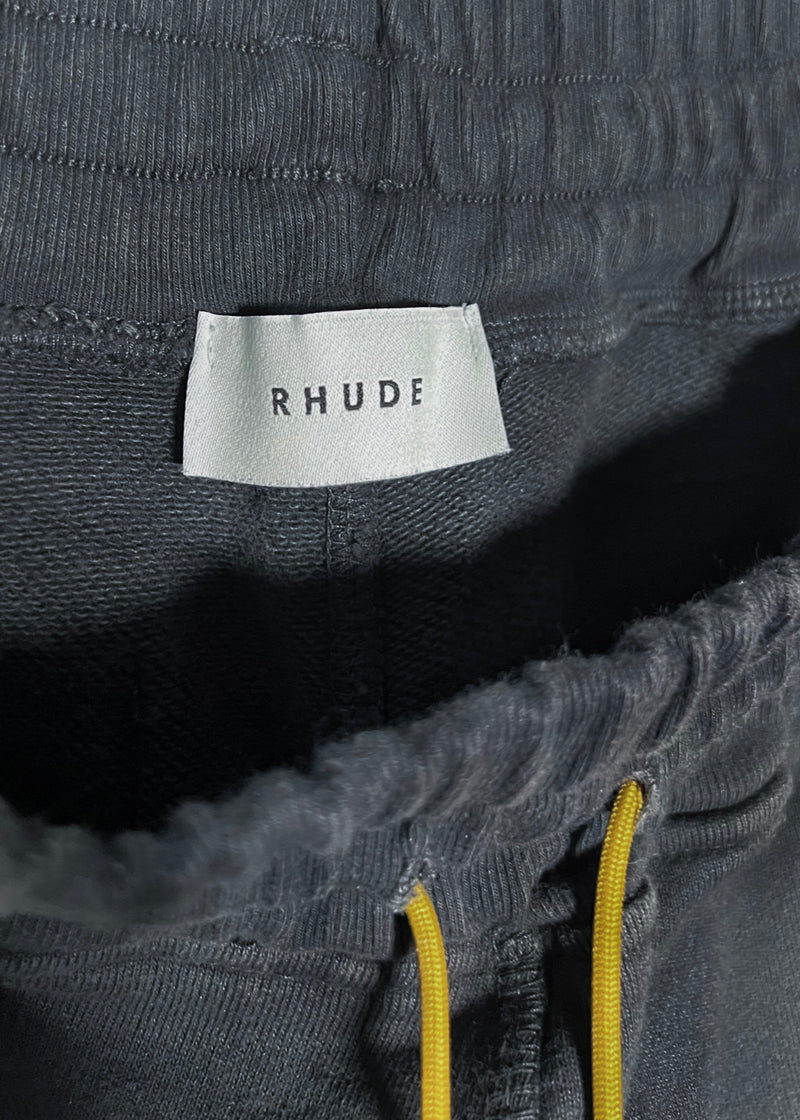 Rhude Dark Grey Logo Lounge Sweatpants