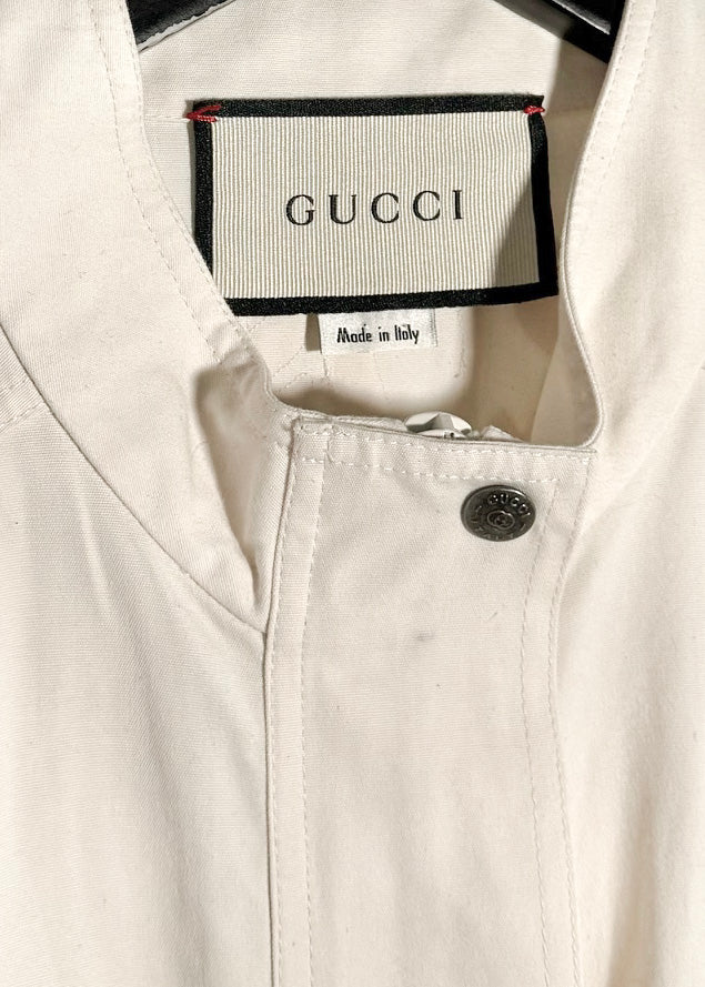 Combinaison-pantalon Gucci 2020 avec accents de logo Web ivoire