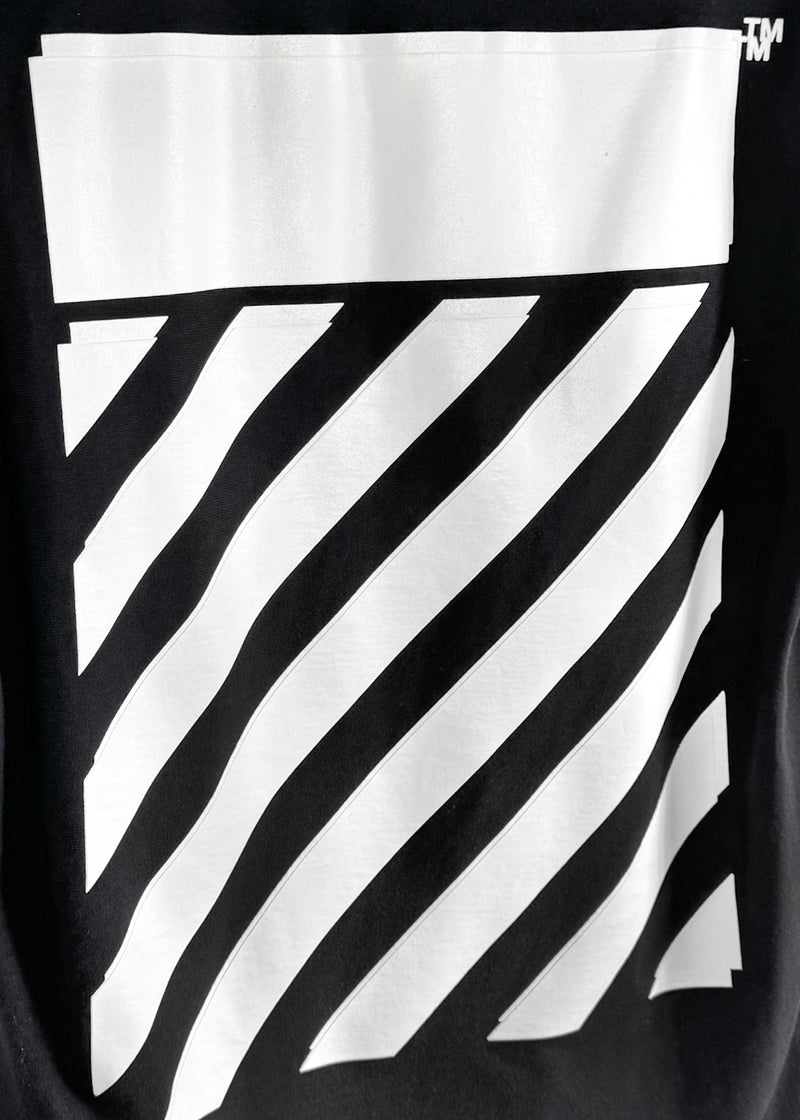Off-White Black Diagonal Logo T-shirt
